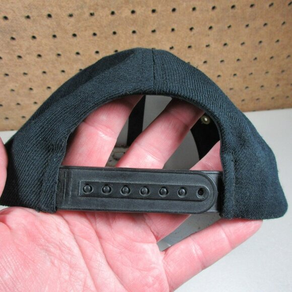 Vintage Logo Athletic mens black Wool Blend Purdue Boilermakers snapback hat - Picture 2 of 7